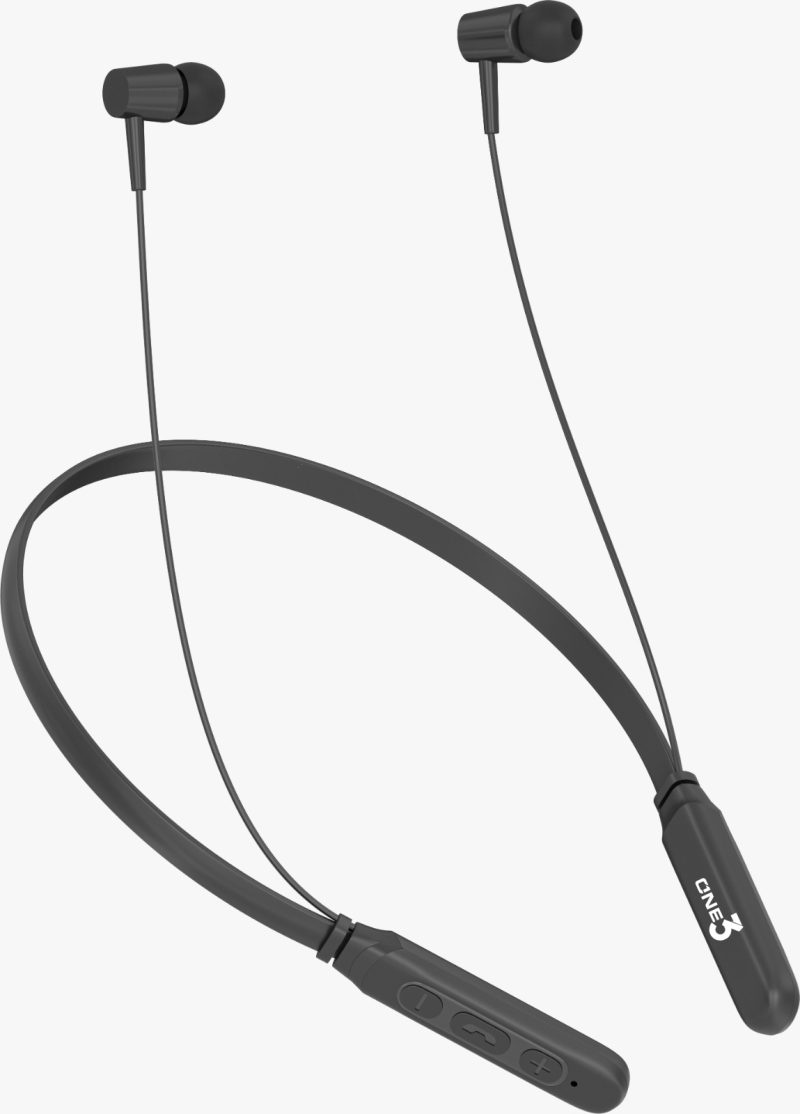 One 3 Pulzz Wireless Bluetooth Neckband in Ear with Mic, 18 hrs Continuous Playtime, Fully Charged in 1 hr with 150 mAh Battery Capacity - Image 2